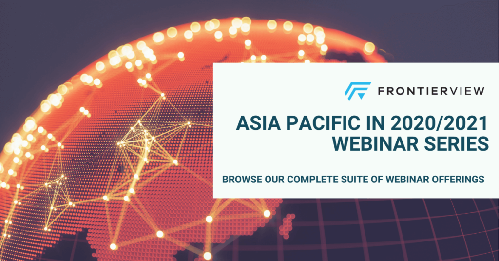 APAC in 2020/2021 webinar series
