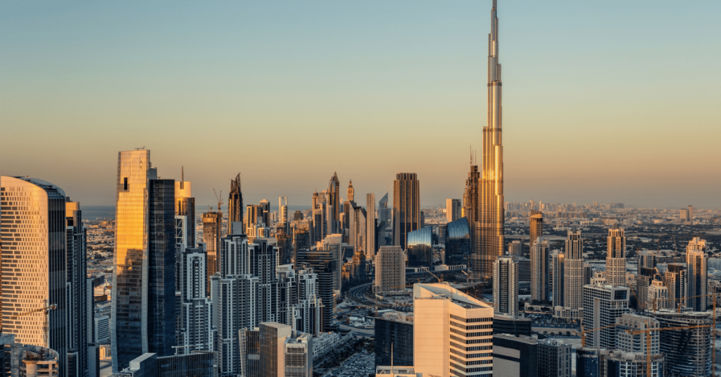Dubai UAE skyline