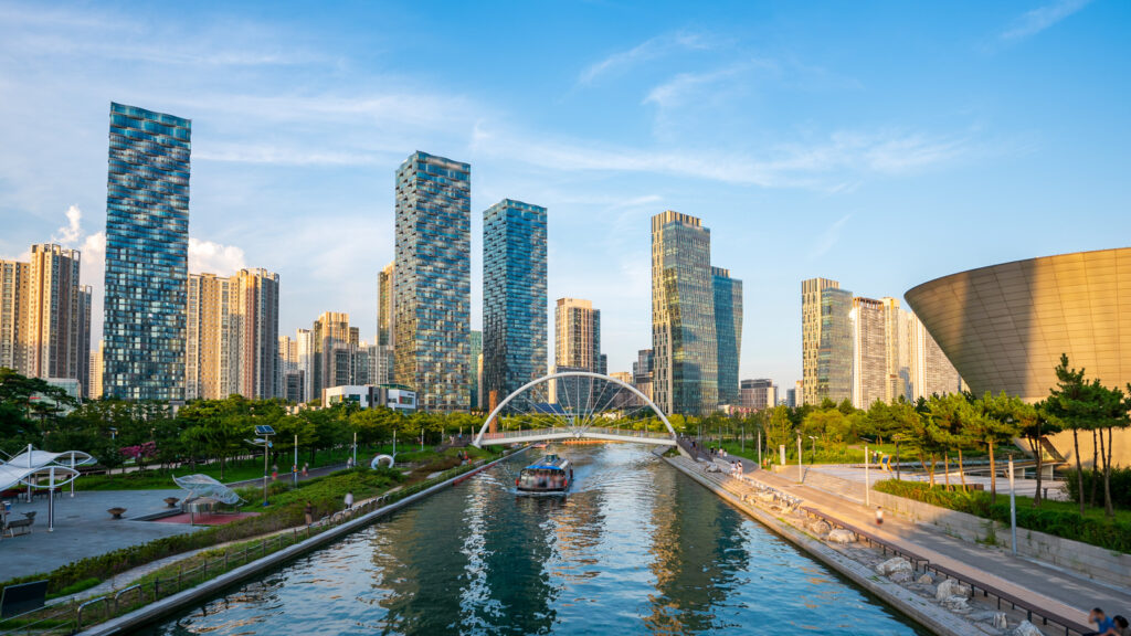 South Korea skyline